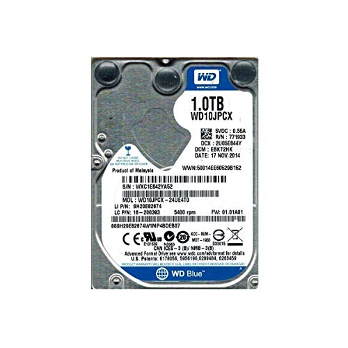 HD 1 TB para Notebook Western Digital - 8MB Cache - WD10JPCX